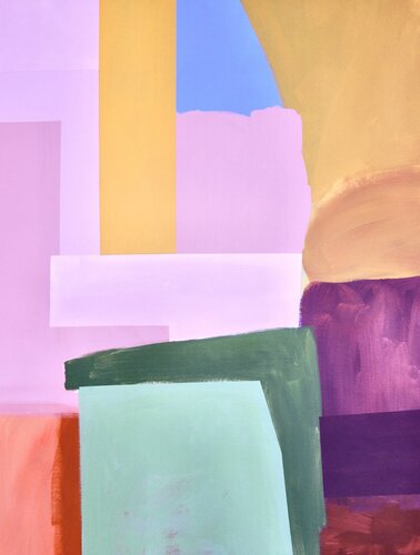 Sagebrush and Stone Pillars van Michelle Louis, Schilderij te koop op Singulart