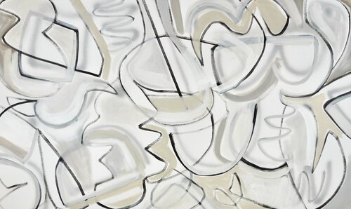 While Listening to Birds van Michelle Louis, Schilderij te koop op Singulart