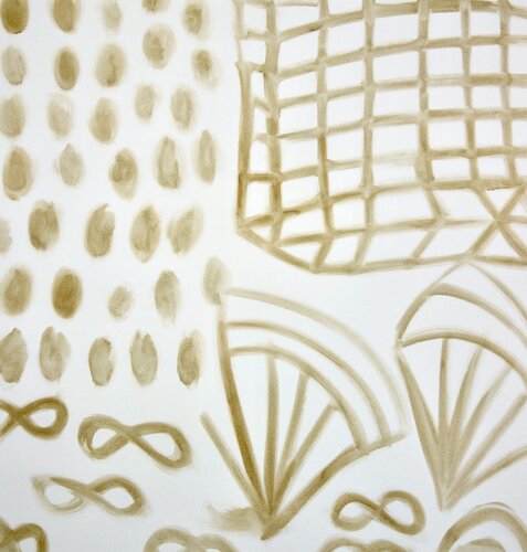 Seashells and Fishing Nets van Michelle Louis, Schilderij te koop op Singulart