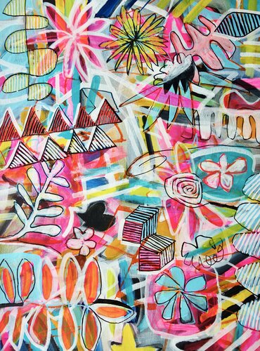 Back and Forth 2 van Michelle Louis, Schilderij te koop op Singulart