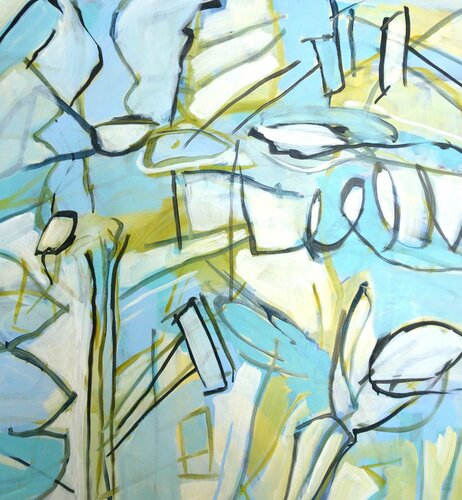 A  Wild Delight van Michelle Louis, Schilderij te koop op Singulart