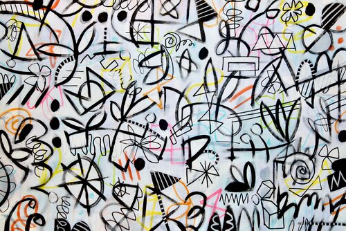 Talk It Through di Michelle Louis, Pittura in vendita su Singulart