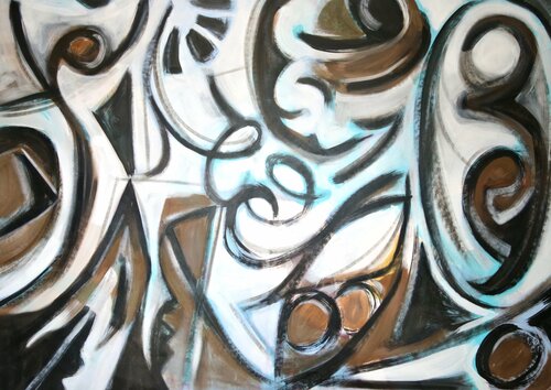 Invisible Trails (Perception) di Michelle Louis, Pittura in vendita su Singulart