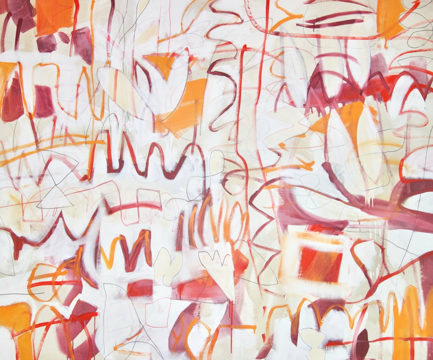 Ahead of the Curve Michelle Louis Dipinto originale in vendita