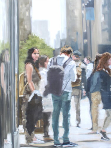 Looking Back van Debbie Pacheco, Schilderij te koop op Singulart