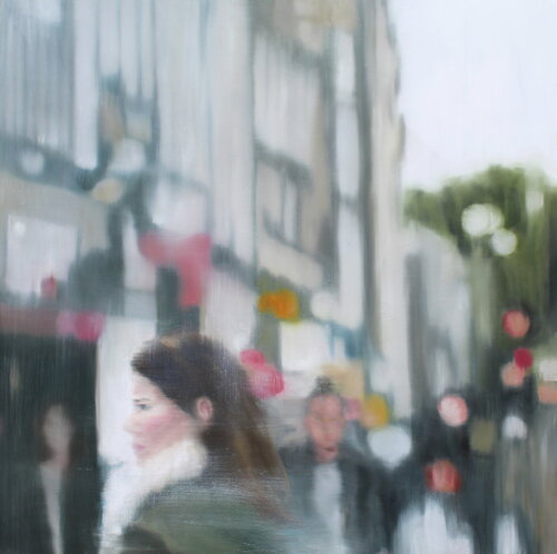 Passing di Debbie Pacheco, Pittura in vendita su Singulart