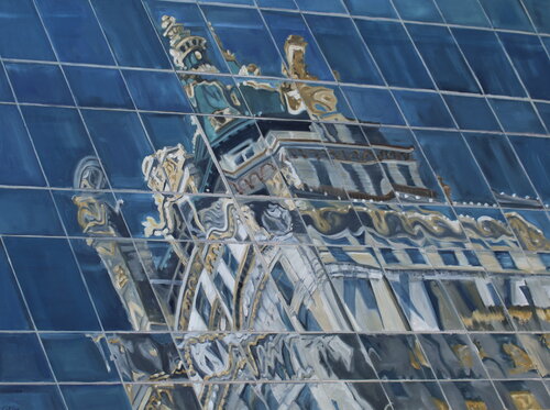Reflecting the Past van Debbie Pacheco, Schilderij te koop op Singulart