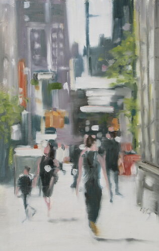 New York Color van Debbie Pacheco, Werk op papier te koop op Singulart