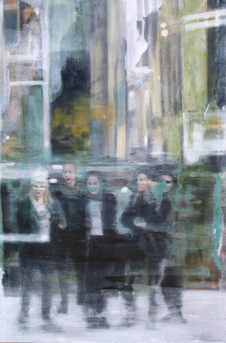 Waiting for Take Off di Debbie Pacheco, Pittura in vendita su Singulart
