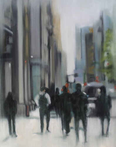 City Silhouettes van Debbie Pacheco, Schilderij te koop op Singulart