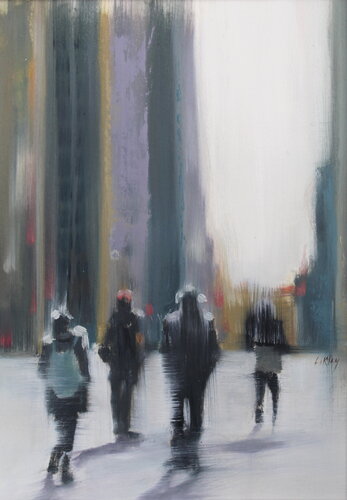 Catching Up van Debbie Pacheco, Schilderij te koop op Singulart