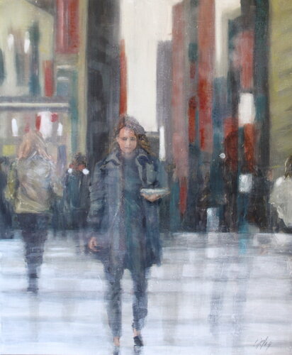 Layered Up von Debbie Pacheco, Malerei kaufen auf Singulart