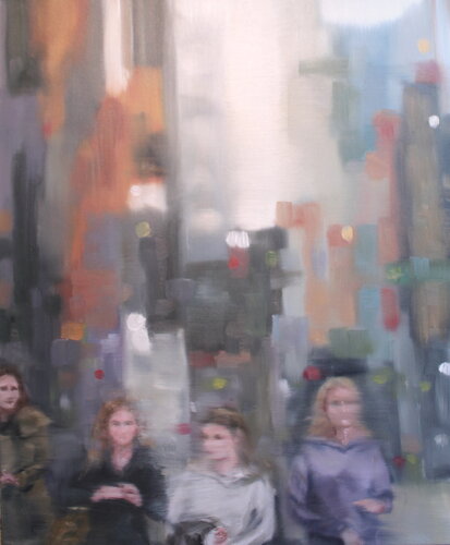 Surrounded di Debbie Pacheco, Pittura in vendita su Singulart