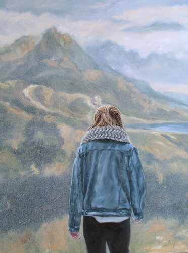 Facing the World de Debbie Pacheco, Pintura a la venta en Singulart