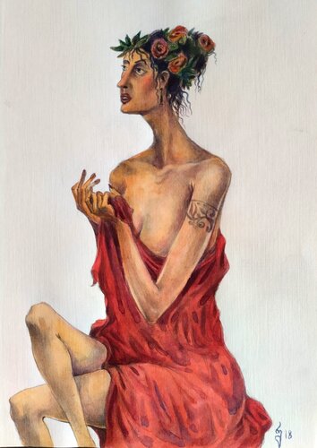 Flora von Giorgi Rurua, Zeichnungen kaufen auf Singulart
