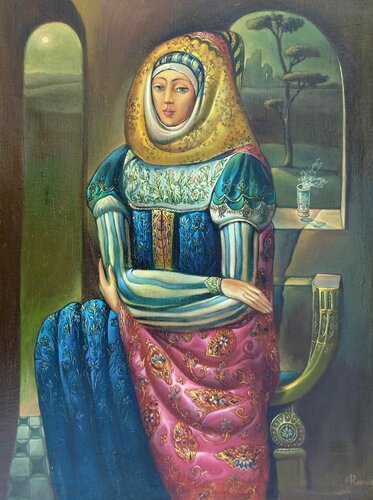Mystery of the Queen di Giorgi Rurua, Pittura in vendita su Singulart