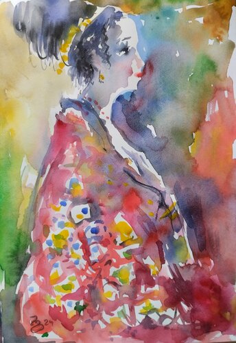 Young woman di Giorgi Rurua, Disegno in vendita su Singulart