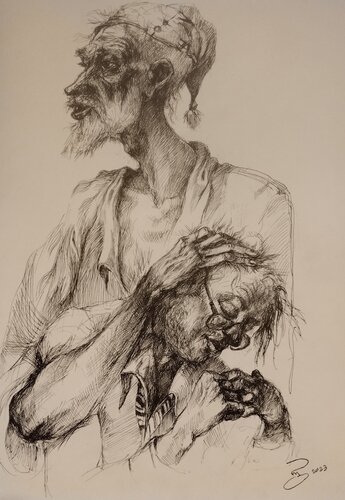 Prodigal di Giorgi Rurua, Disegno in vendita su Singulart