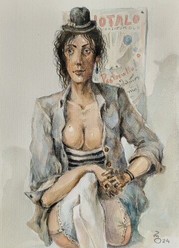 Cornetinna par Giorgi Rurua, Peinture en vente sur Singulart