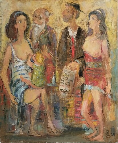 Family van Giorgi Rurua, Schilderij te koop op Singulart