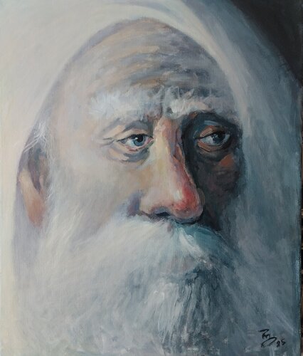 Wise Man di Giorgi Rurua, Pittura in vendita su Singulart