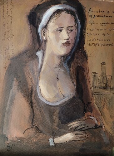 Eleonor par Giorgi Rurua, Peinture en vente sur Singulart