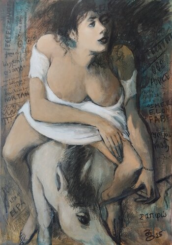 Sapho   Σαπφώ de Giorgi Rurua, Pintura a la venta en Singulart