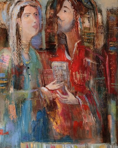 Letter to my lover van Giorgi Rurua, Schilderij te koop op Singulart