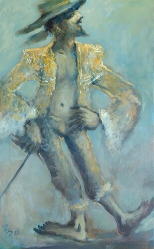 Golden Matador van Giorgi Rurua, Schilderij te koop op Singulart