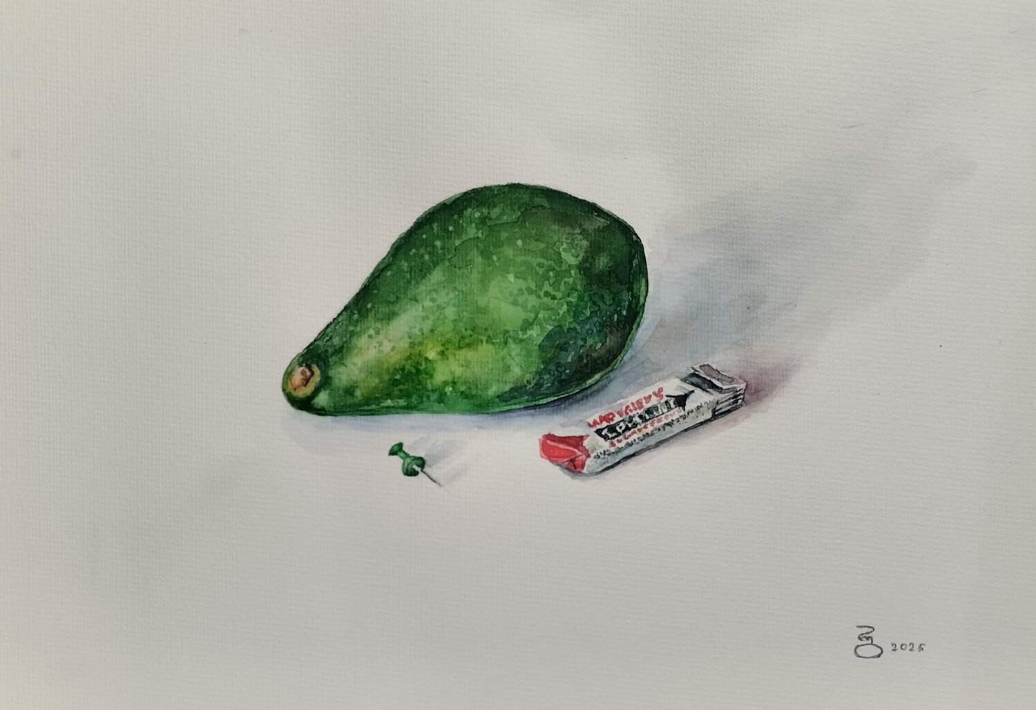 Easy still life with avocado Giorgi Rurua