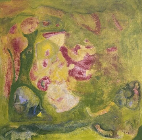 PBJAbstraction-301 di Prakash Bal Joshi, Pittura in vendita su Singulart