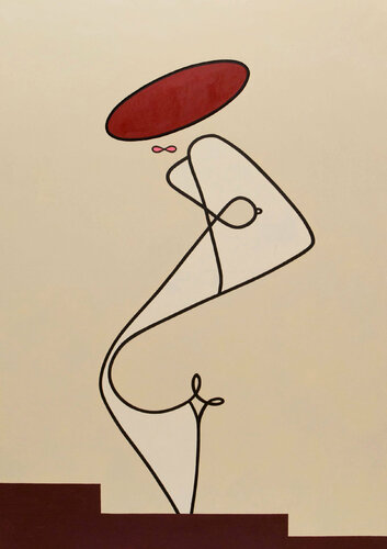 Madame van Bernard Simunovic, Schilderij te koop op Singulart