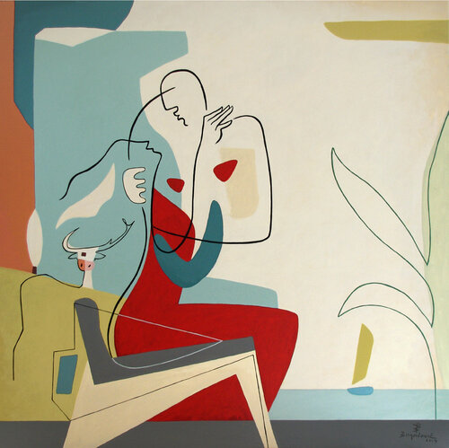 bay of love di Bernard Simunovic, Pittura in vendita su Singulart