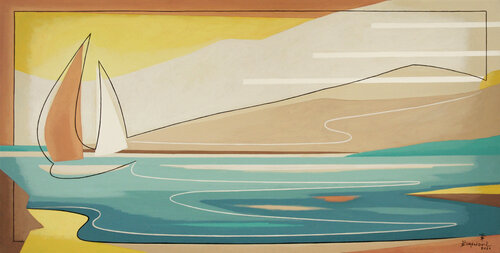 Smooth Sailing by Bernard Simunovic, Painting for Sale on Singulart