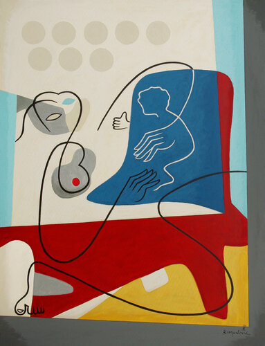 Humanity van Bernard Simunovic, Schilderij te koop op Singulart