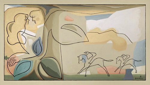 spring morning van Bernard Simunovic, Schilderij te koop op Singulart