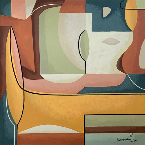 One touch of nature van Bernard Simunovic, Schilderij te koop op Singulart