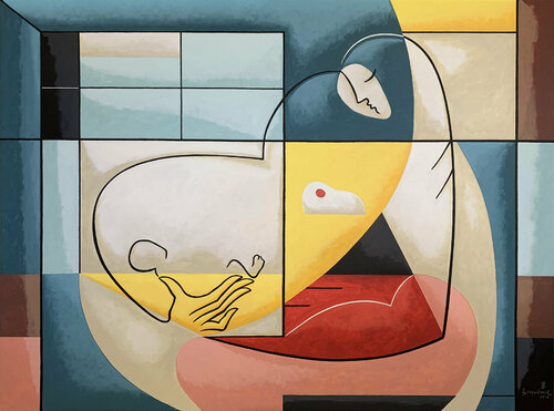 Matter of Heart van Bernard Simunovic, Schilderij te koop op Singulart