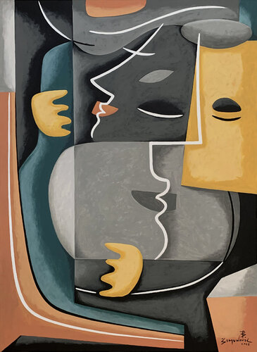 give me your love van Bernard Simunovic, Schilderij te koop op Singulart