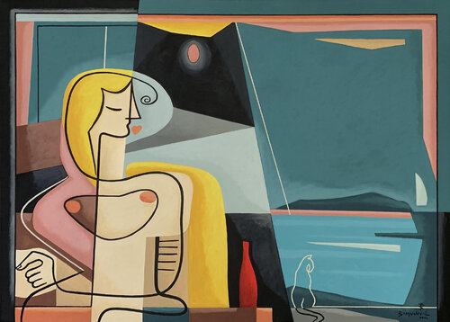 Journey of Love van Bernard Simunovic, Schilderij te koop op Singulart