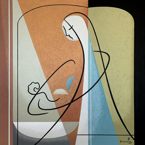 Mary van Bernard Simunovic, Schilderij te koop op Singulart