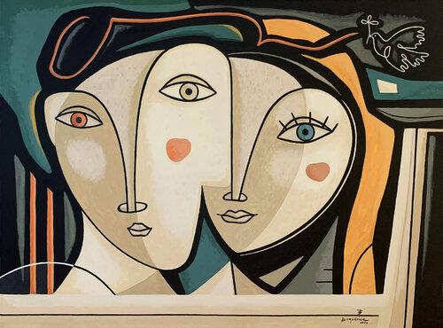 Good News Of Great Joy di Bernard Simunovic, Pittura in vendita su Singulart