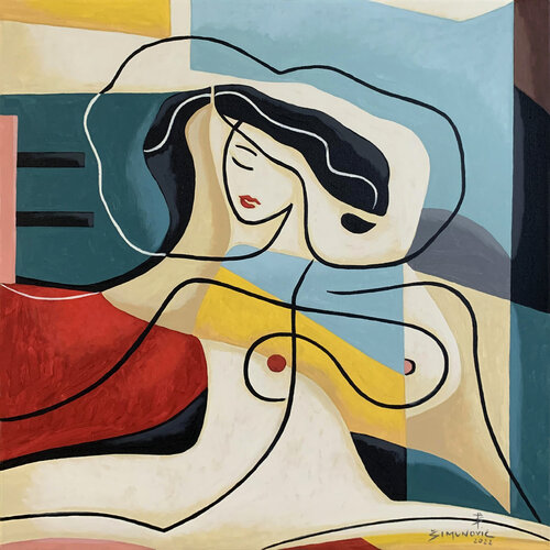 charming van Bernard Simunovic, Schilderij te koop op Singulart