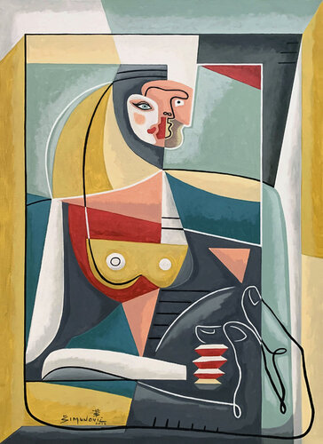 this is our time van Bernard Simunovic, Schilderij te koop op Singulart