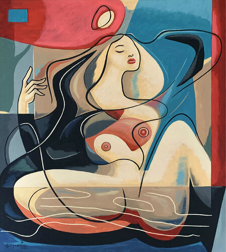 just relaxing van Bernard Simunovic, Schilderij te koop op Singulart