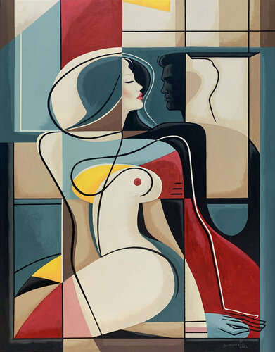 Pure passion van Bernard Simunovic, Schilderij te koop op Singulart