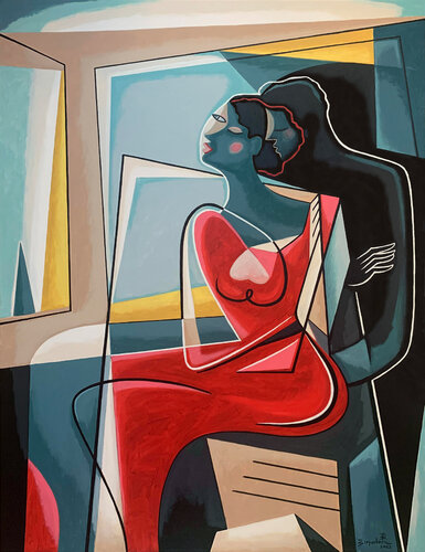 I can`t get you off my mind van Bernard Simunovic, Schilderij te koop op Singulart
