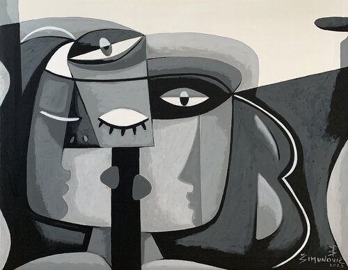 I only have eyes for you by Bernard Simunovic, Painting for Sale on Singulart