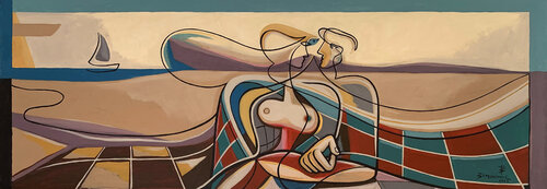 Sea of love van Bernard Simunovic, Schilderij te koop op Singulart