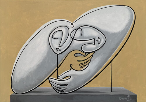 Balance van Bernard Simunovic, Schilderij te koop op Singulart